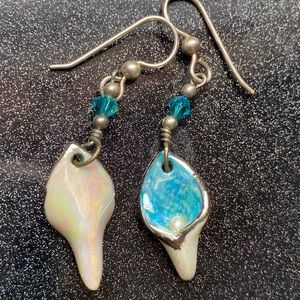 Blue and White Lilies